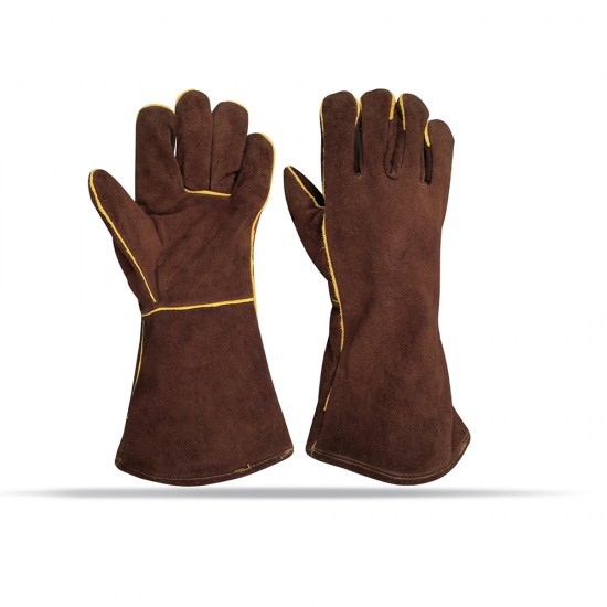 COW SPLIT LEATHER PALM GLOVES