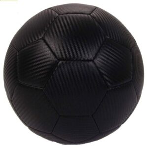pakistan traditional hand sewn pu leather black soccer football ball 1